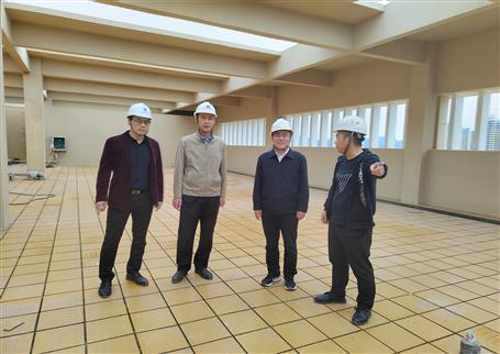 廖立波、何勇到項目開展一季度暨復工復產(chǎn)綜合大檢查